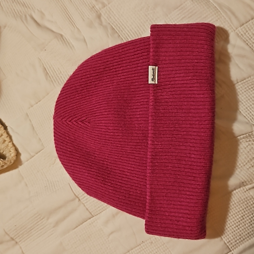 Madewell Magenta Beanie